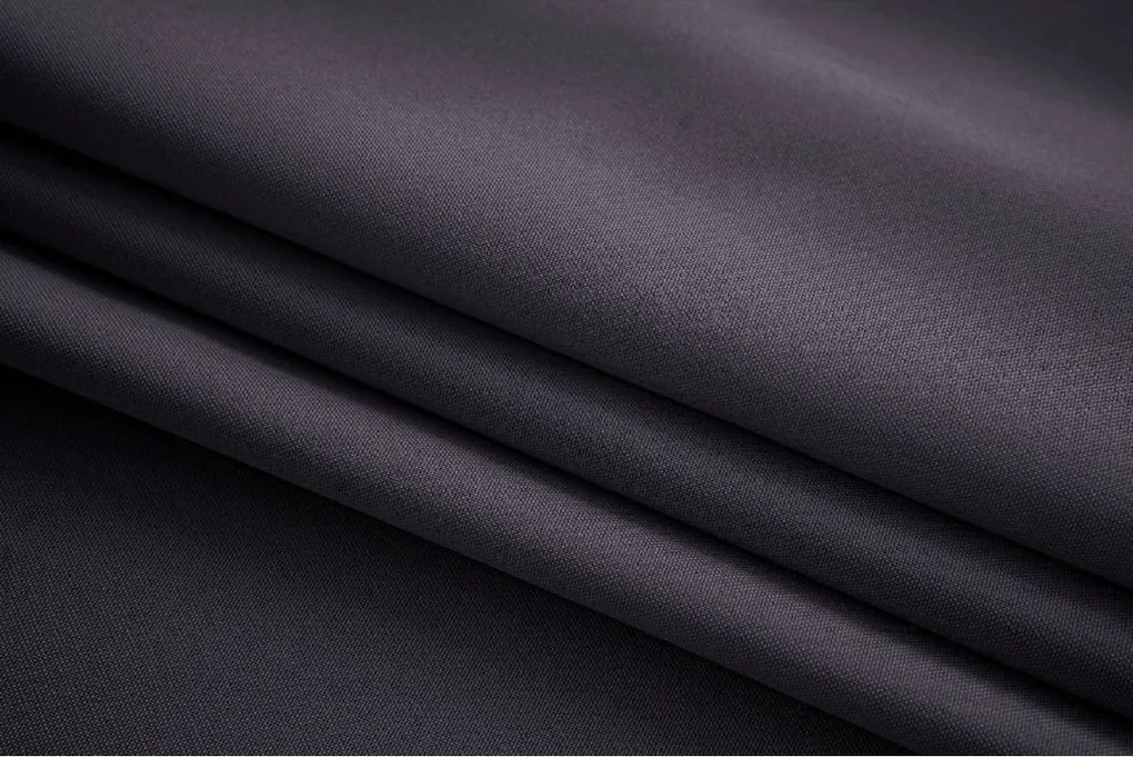 Függöny OXFORD LIGHT 140x250 cm, sötétszürke Felfüggesztés: Hullámos sínszalag