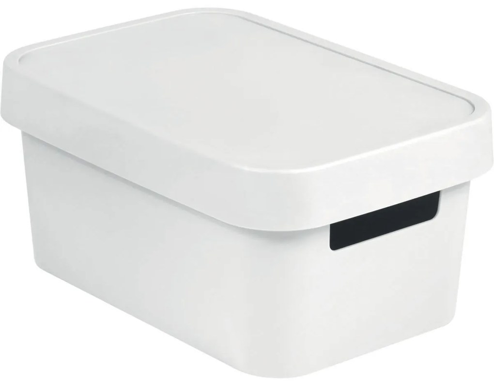 Curver Tárolódoboz INFINITY 4,5l fedéllel fehér színben