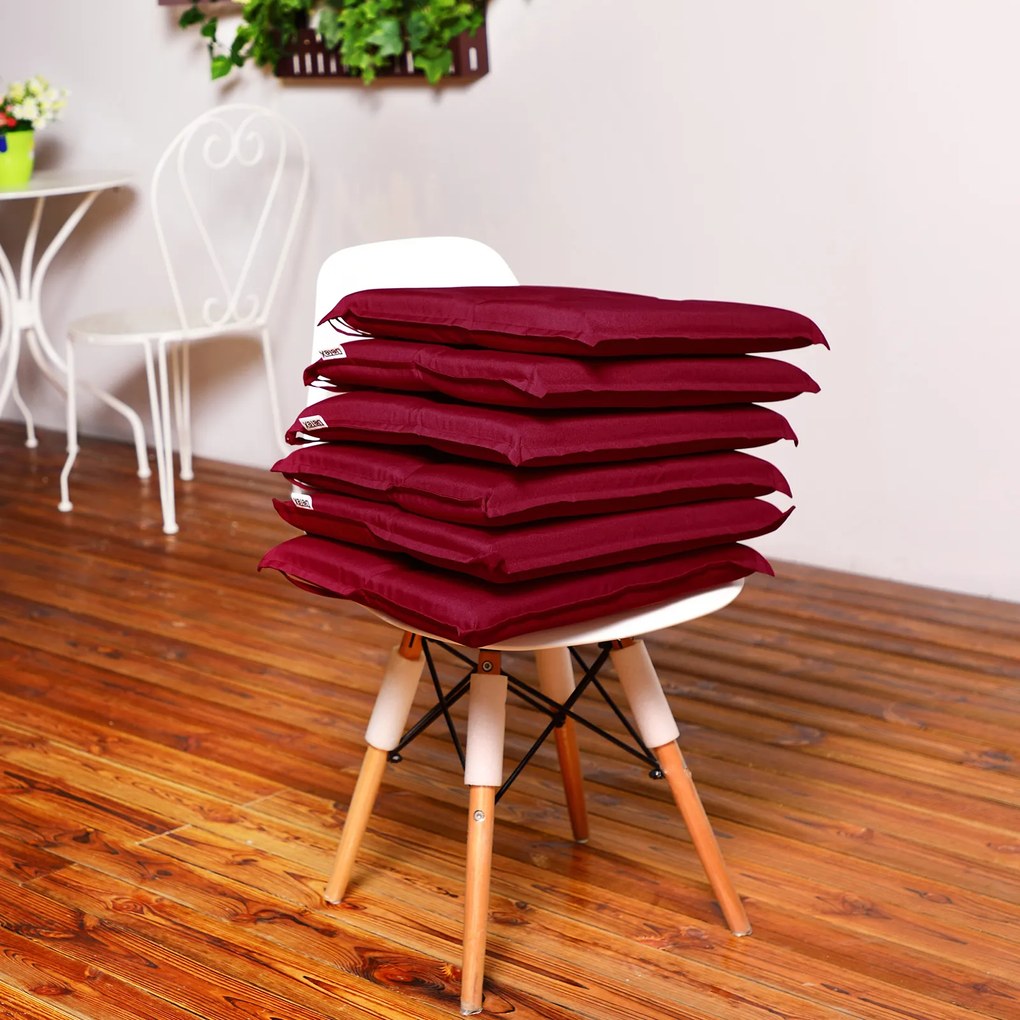 Detex® 6 db Boston párna 43x39x5cm - piros