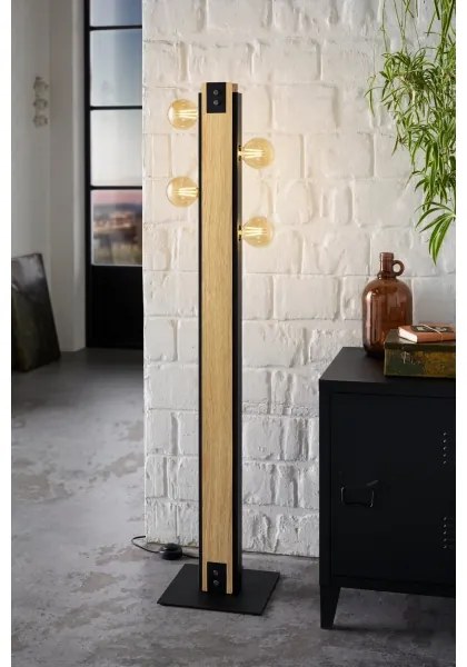 Eglo 43471 - Állólámpa LAYHAM 4xE27/60W/230V