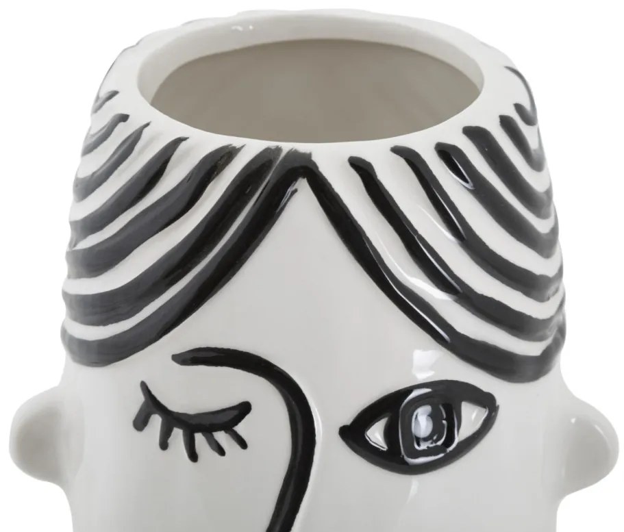 Art-deco porcelán váza 13,2x11,8x26,3cm