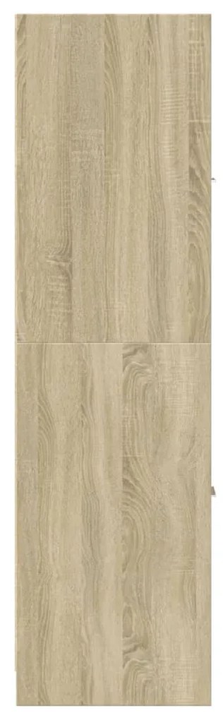 sonoma tölgyfa patikusszekrény 30 x 41 x 144,5 cm rétegelt fából