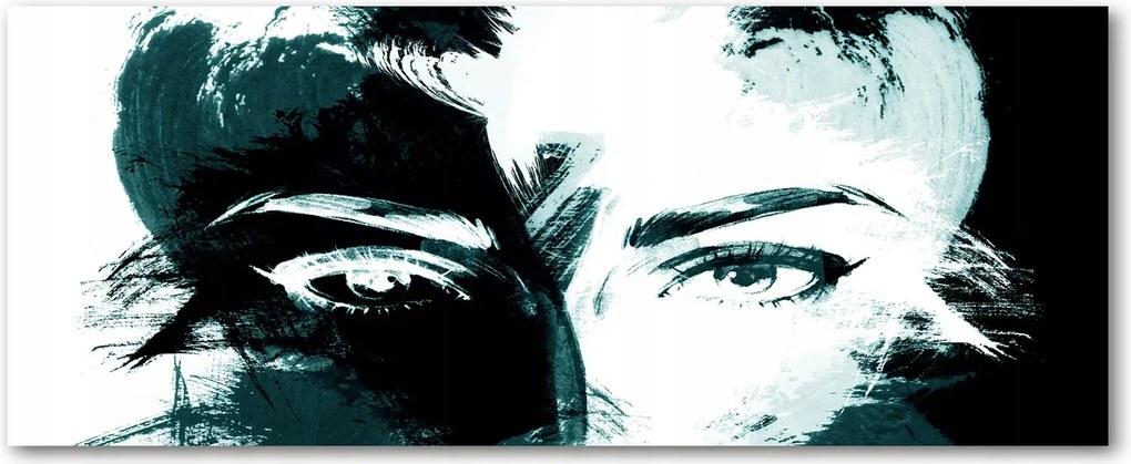 Lacobel konyhaszekrény alá Absztrakt női XXL