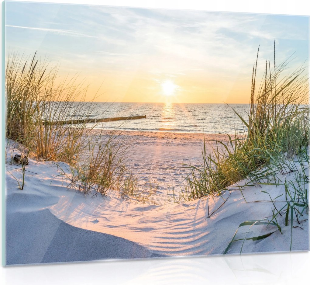 Üvegfestmény Üveg Tengerpart Konyha 80x60