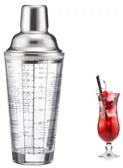 Westmark SAM 3db-os koktél shaker, üveg/acél ,400 ml