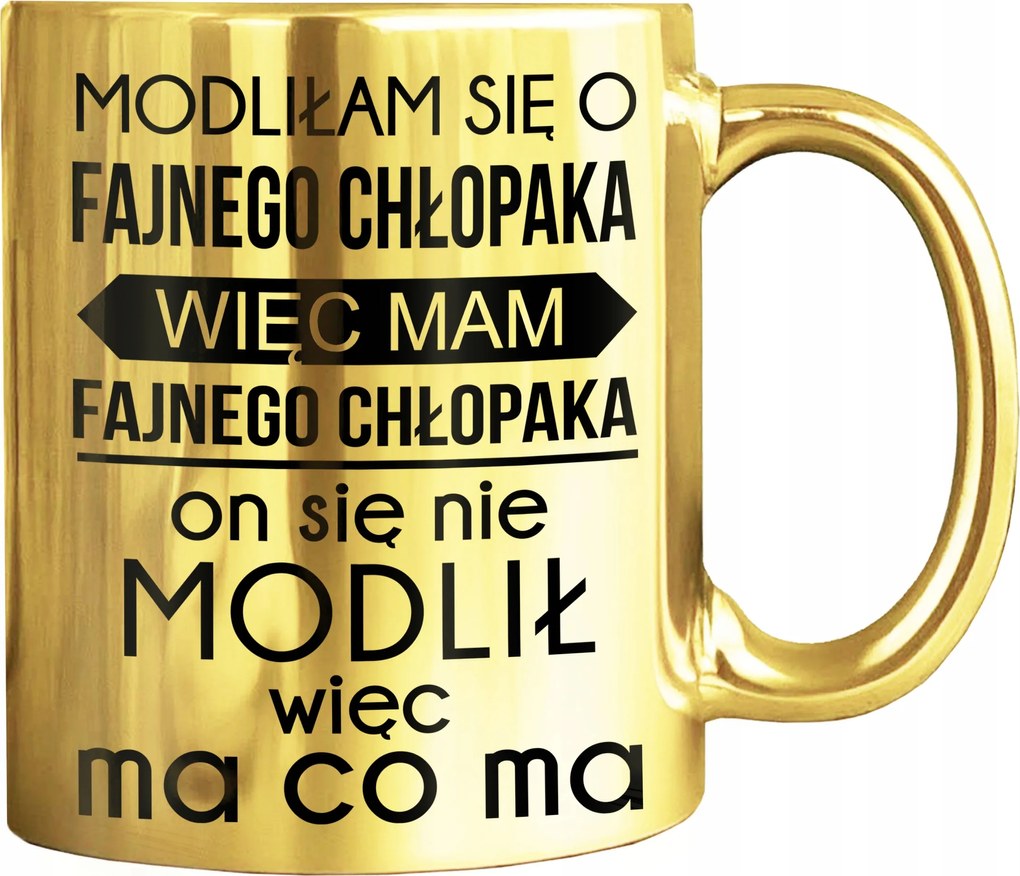 Bögre Arany Valentin Nap Vicces Nyomat Ajándék Neki Lány Nő