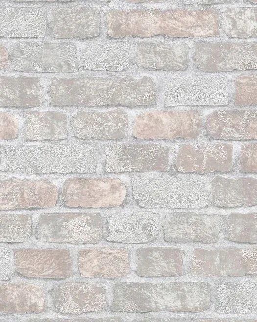 Tégla hatású tapéta bézs-szürke vinil tapéta