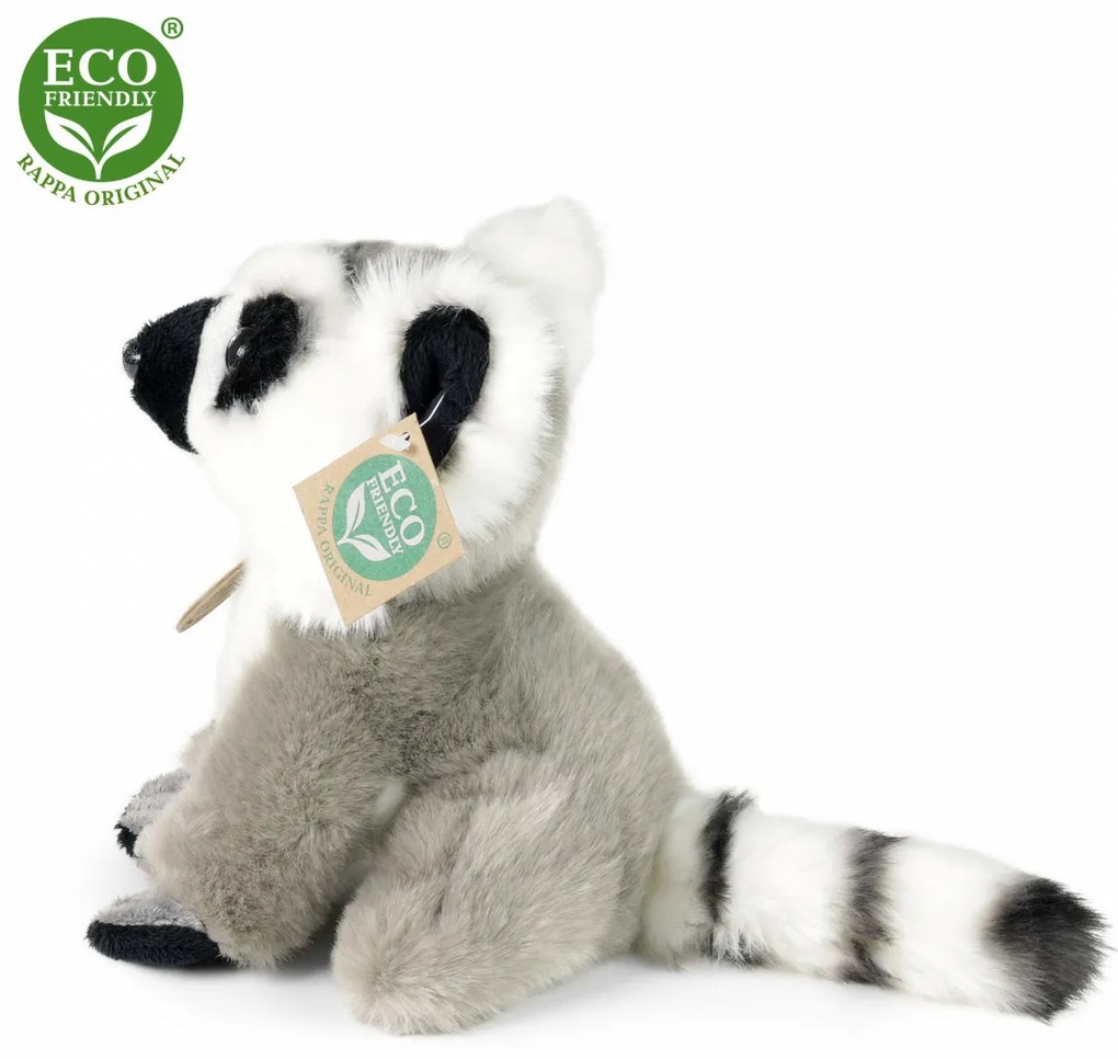 Rappa ülő maki plüss, 18 cm ECO-FRIENDLY