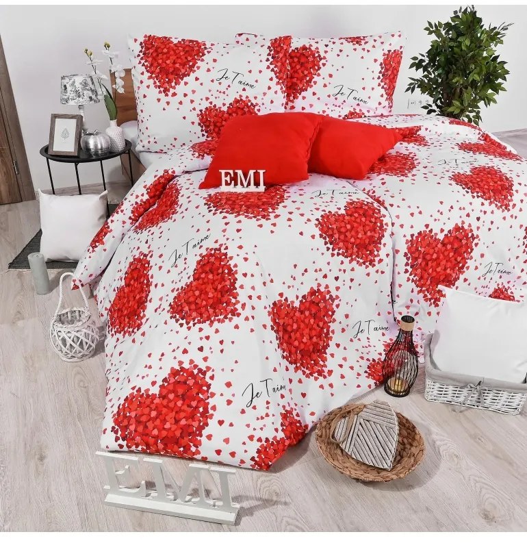 EMI Anica flanel ágyneműhuzat, A standard egyszemélyes ágy szett tartalma: 1x 140x200 + 1x 70x90