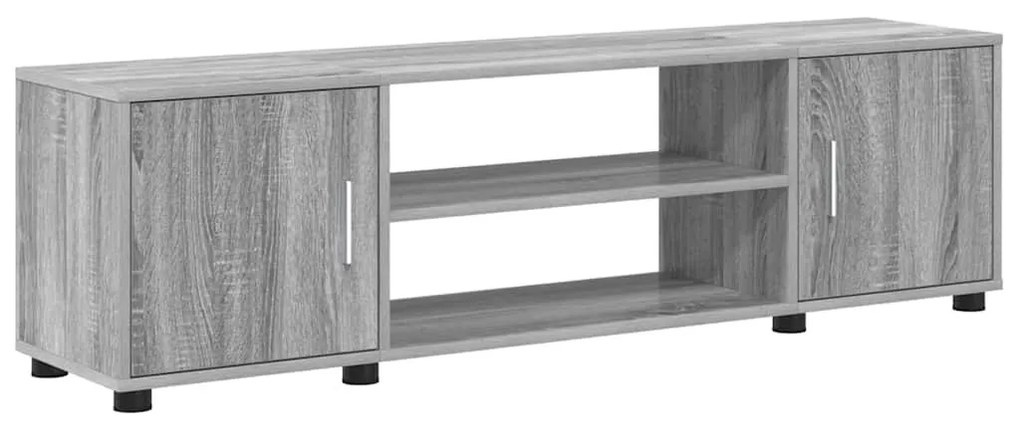 4 részes TV szekrény szett 4 pcs Szürke sonoma Faanyag