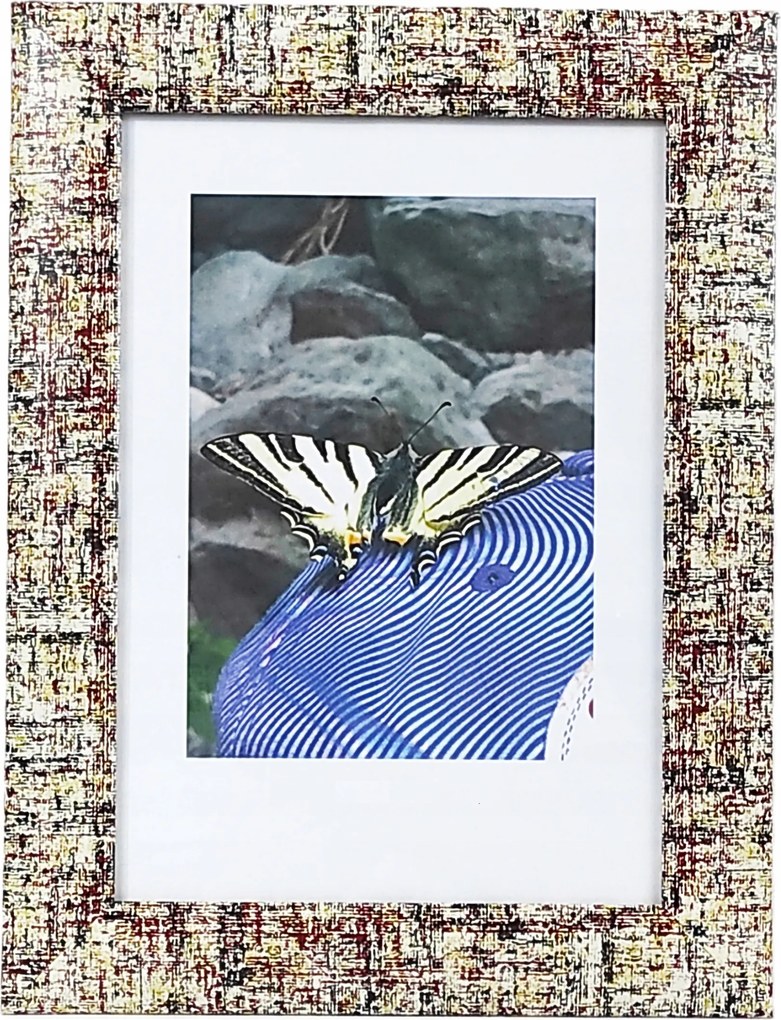 Pollo műanyag képkeret 30x40 cm. felakasztható Bordó