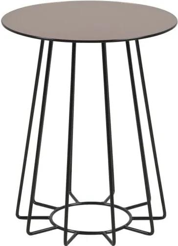Casia bronzszínű tárolóasztal, ⌀ 40 cm - Actona