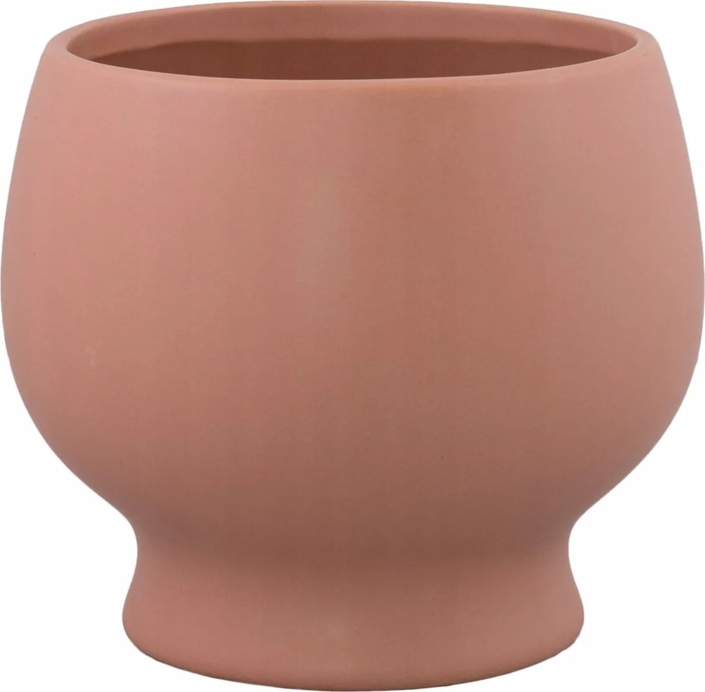 Elna kerámia kaspó Rózsaszín átm. 14cm