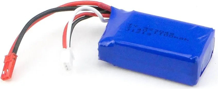 Wltoys 7.4V 1100mAh 20C 2S Lipo Akkumulátor JST Csatlakozóval A949-27 az A949 A959 A969 A979 1/18 RC Járművekhez
