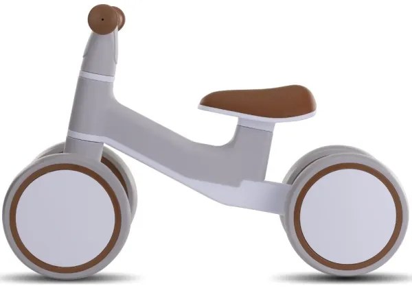 Tolós bicikli KVADROLET szürke/barna