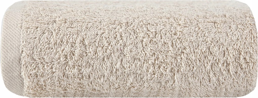 Törölköző Sima 2 50x90 Törölköző Hímzés Eurofirany Bézs