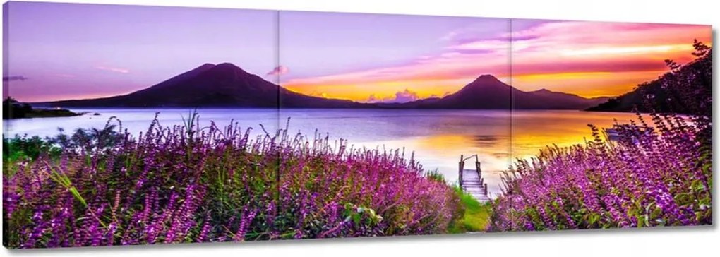 Festmények 150x50 Gyönyörű tájkép Tájkép