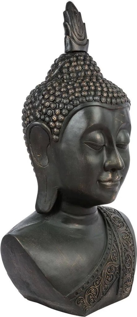 Dekoratív Buddha fej figura nappaliba 113 cm