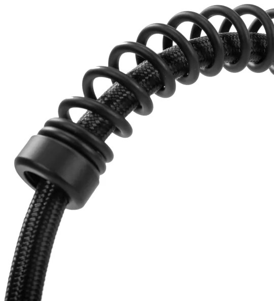 REA-B4820 - COLIN kihúzható zuhanyfejes mosogatócsaptelep, 42,5 cm, fekete