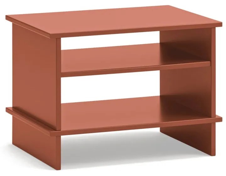 Téglavörös éjjeliszekrény Inari – Teulat