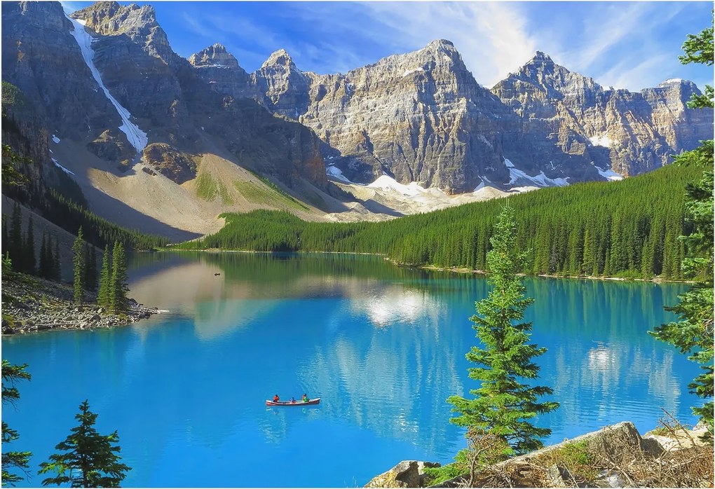 Flizelina Dekoratív Fotótapéta Hálószobába Hegyi tó 152x104 Ragasztó