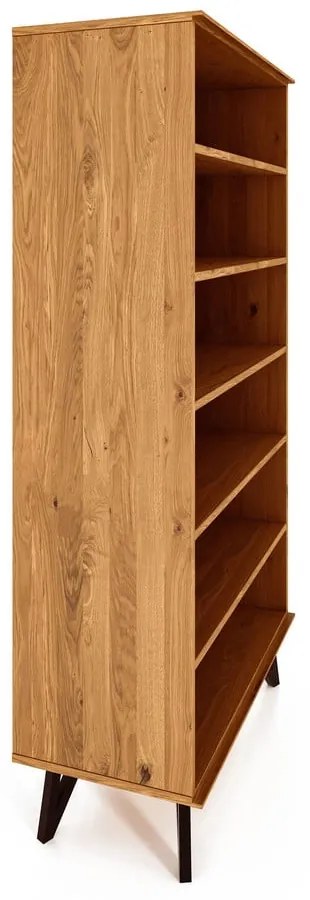 Tölgyfa könyvespolc 91x185 cm Golo - The Beds