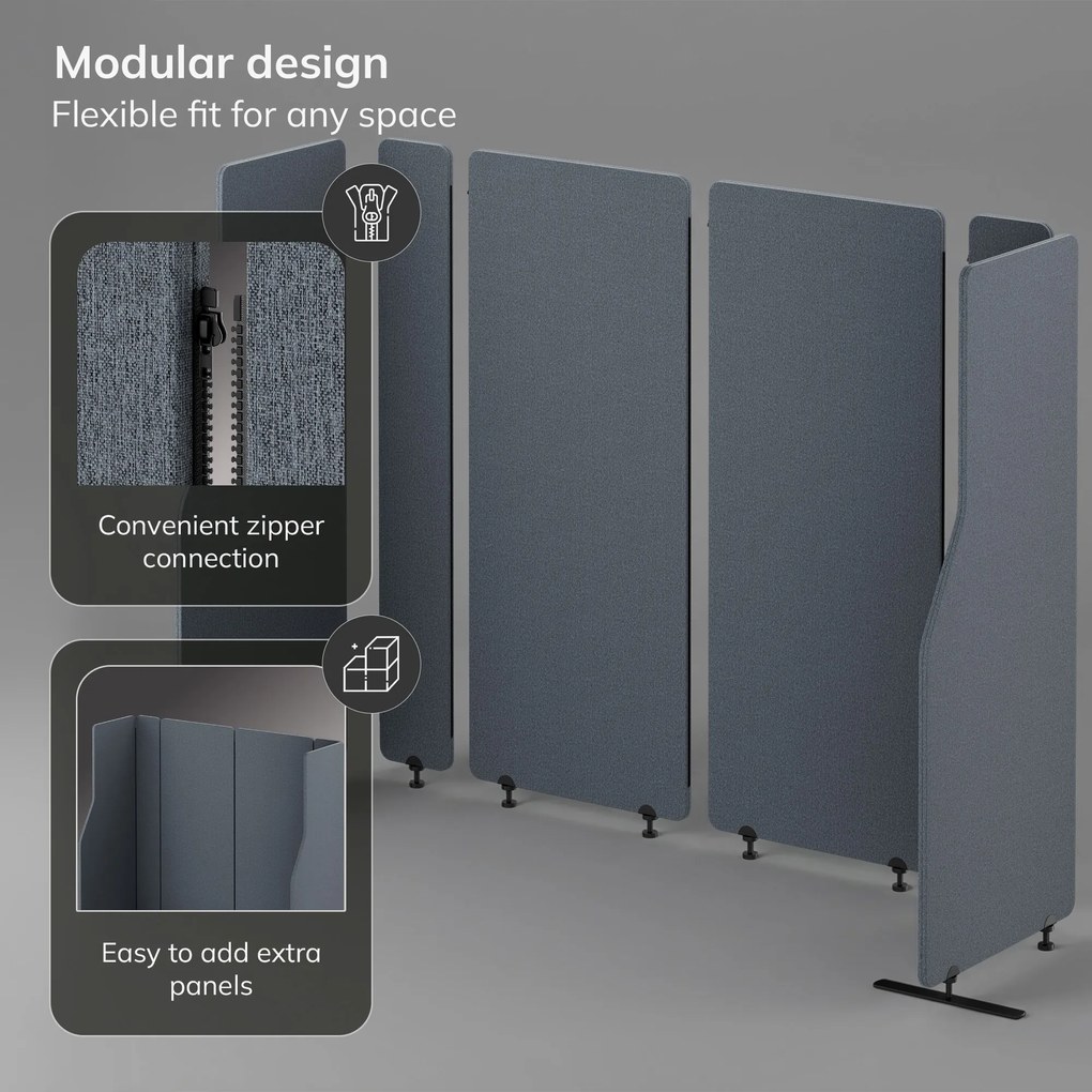 akusztikus falpanel SADIE Carbon Fog 280/145 cm
