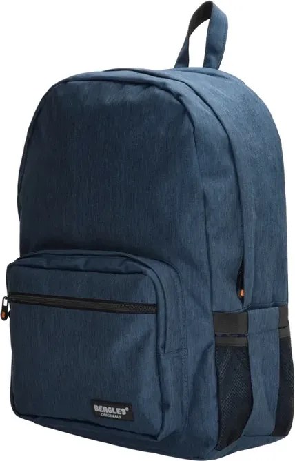 Kék könnyű iskolai hátizsák „Rock”