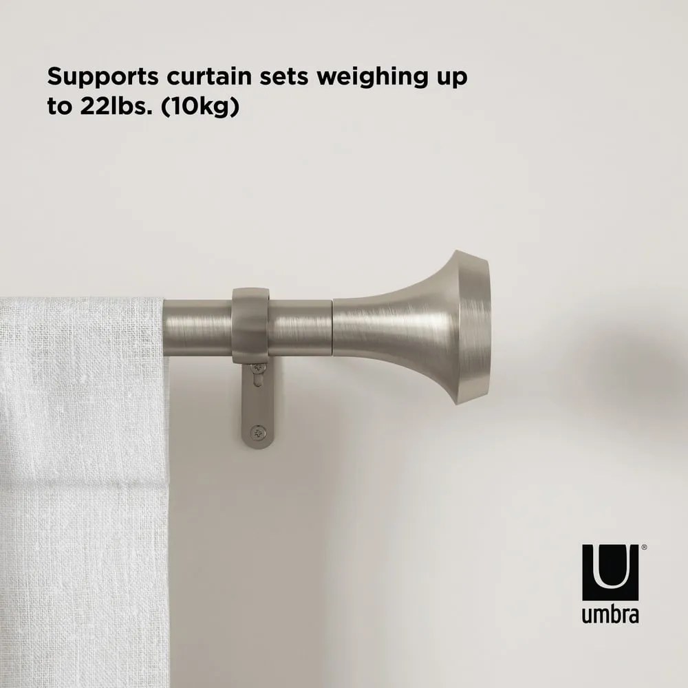 Acél bővíthető függönykarnis 91 - 183 cm Ella – Umbra