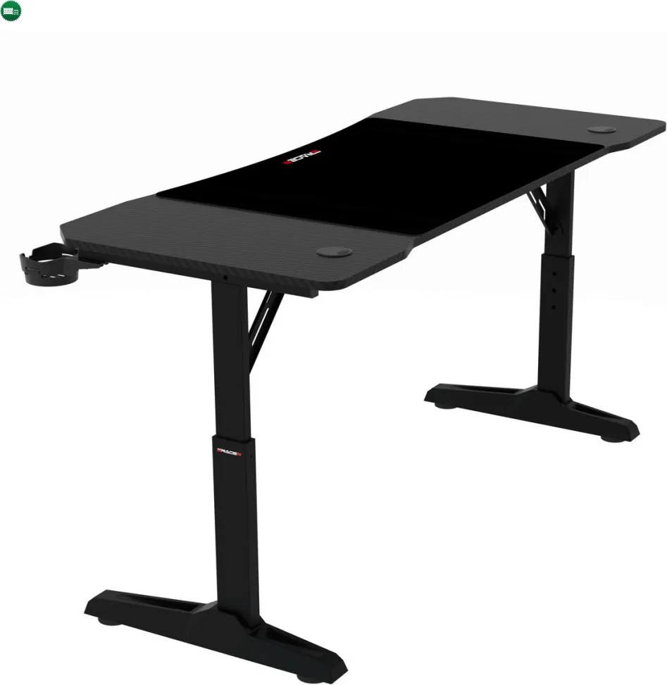NERO állítható gamer asztal 120 × 60 cm