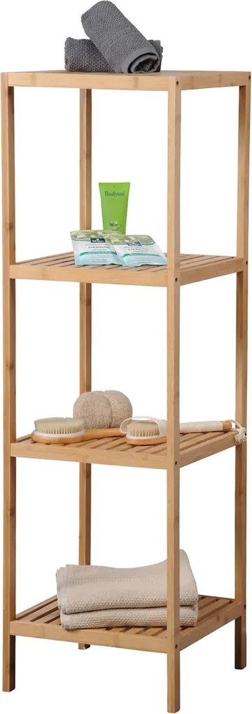 Kesper 19434 Bambusz polc, 115 x 35 x 35 cm