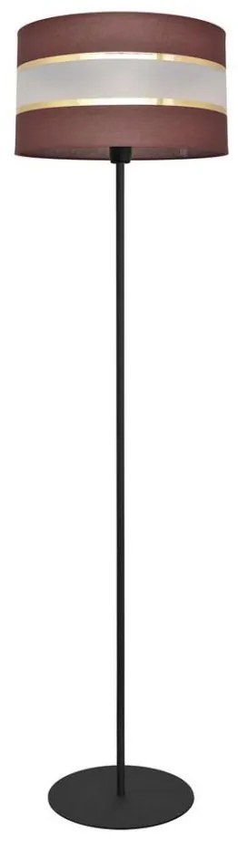 Állólámpa HELEN 1xE27/15W/230V barna/fekete/arany