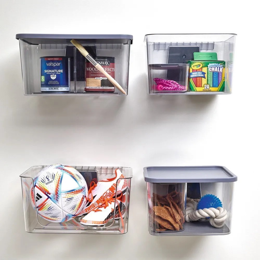 Újrahasznosított műanyag fali tárolódoboz iD Wallspace - iDesign