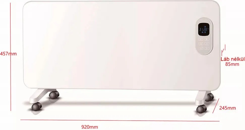 Methana elektromos fűtőtest 1000W/2000W