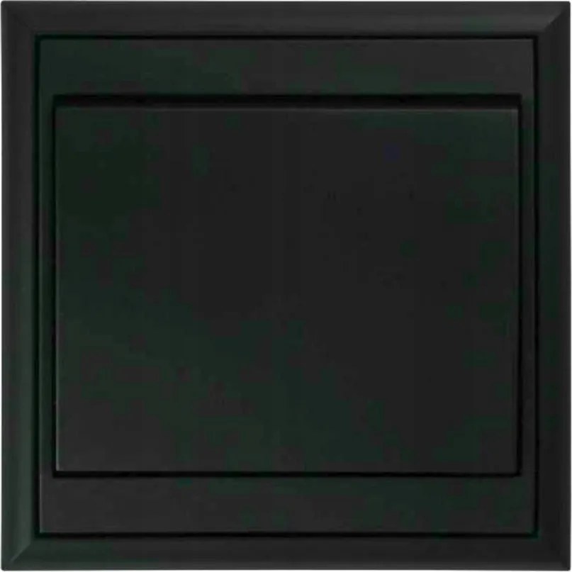 Luna p/t csengőgomb, 10A, 250V, WP-6/7L, fekete