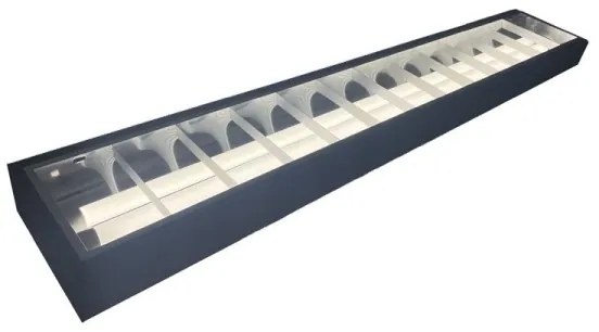 Fénycsöves lámpa T8 2xG13/18W/230V 120 cm fekete