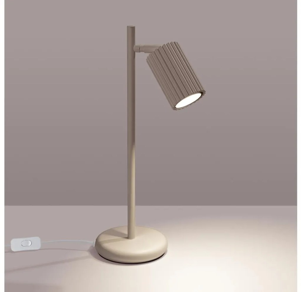 Brilagi Brilagi - Asztali lámpa CRESTO 1xGU10/10W/230V taupe BG1893