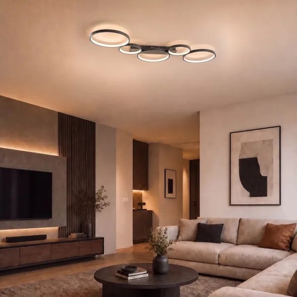 BRILAGI - LED mennyezeti lámpatest ECHO LED/60W/230V 4000K 45x110 cm fekete