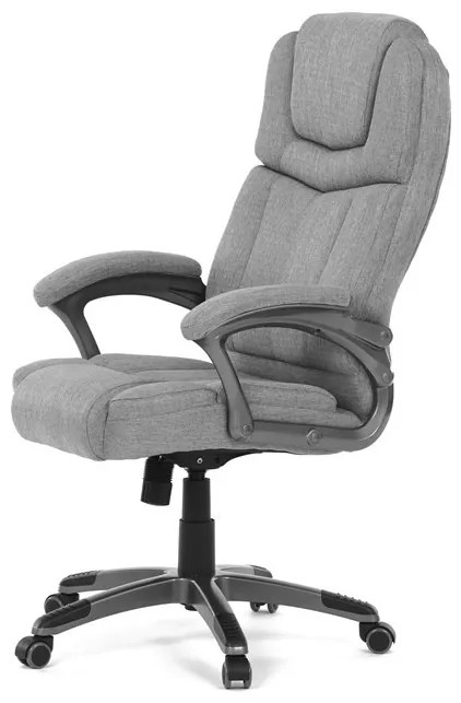Szürke Szövet Irodai Főnöki Szék, Hinta Mechanikával. KA-C715 GREY2