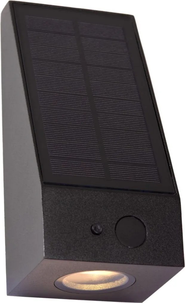 LUCIDE 15816-02-30 ITWIN Modern Kültéri Fali Lámpa Fekete LED IP44