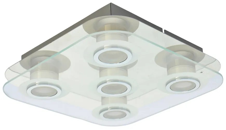 Italux FLAVIO MD14088-05F CH Süllyesztett mennyezeti lámpa 5x5,5W/LED
