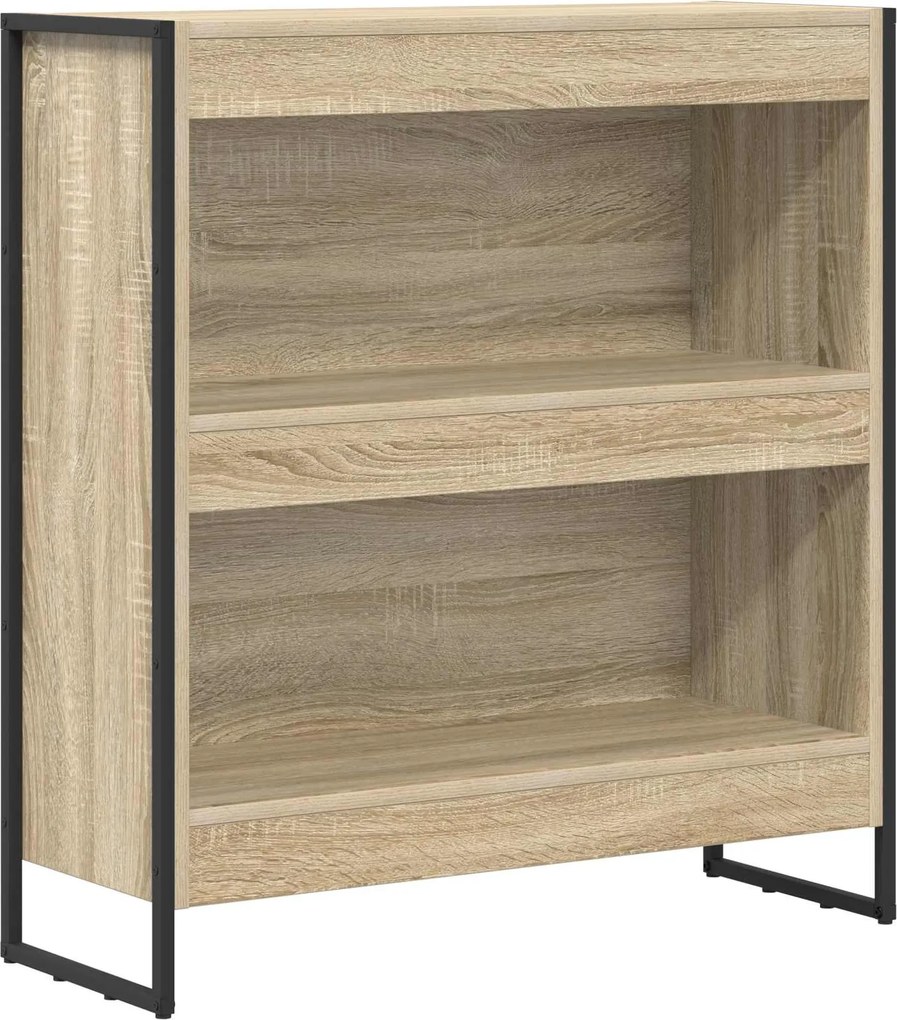 vidaXL Könyvespolc Sonoma 80 x 30 x 155 cm Faanyag