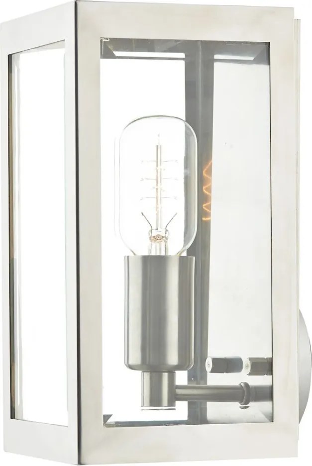 DAR LIGHTING ERA0744 ERA Modern Kültéri Fali Lámpa Átlátszó, Rozsdamentes Acél E27 IP44