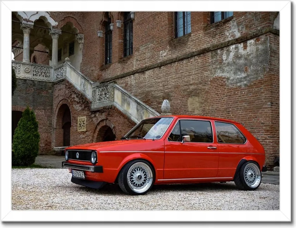 Poszterek keretben 40x30 Volkswagen Golf 1 Egyes
