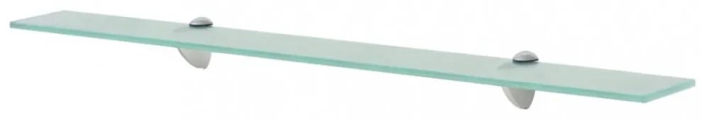 2 db lebegő üvegpolc 80 x 10 cm 8 mm
