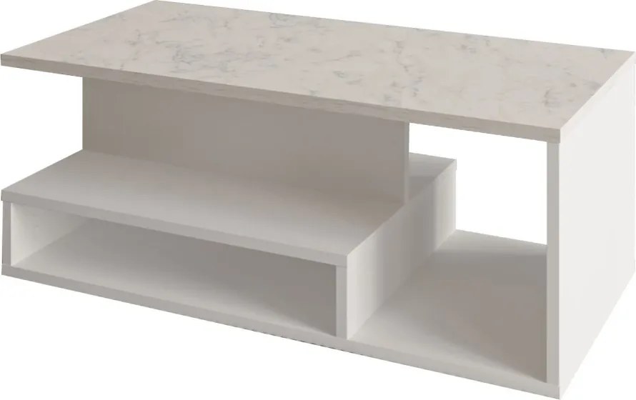 Vera Mini - White, Marble
