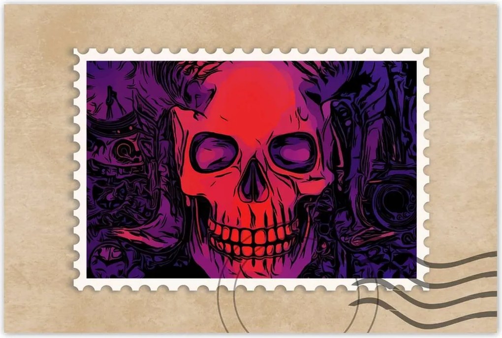 Poszterek 60x40 Koponya Halál Csontváz