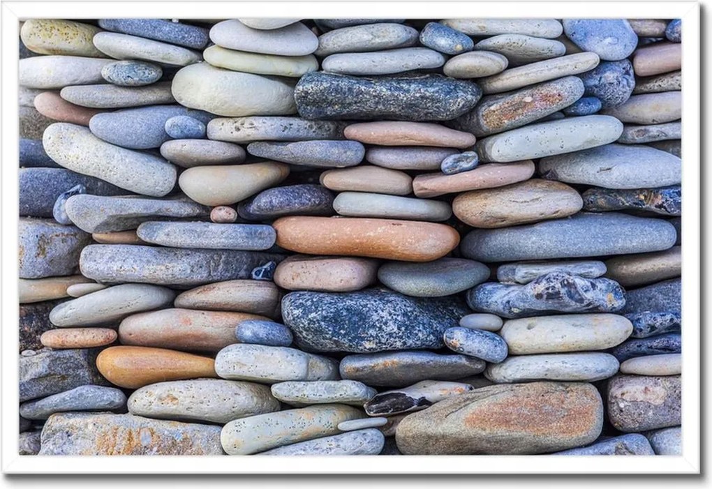 Poszterek keretben 60x40 Feng Shui kövek Kő