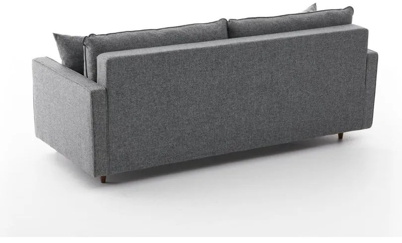 Sötétszürke kinyitható kanapé 210 cm Eva – Balcab Home