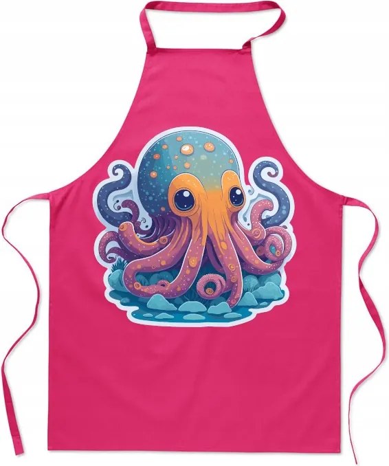 Konyhai kötény Polip Mediterrán konyha Ajándék Szakácsnak